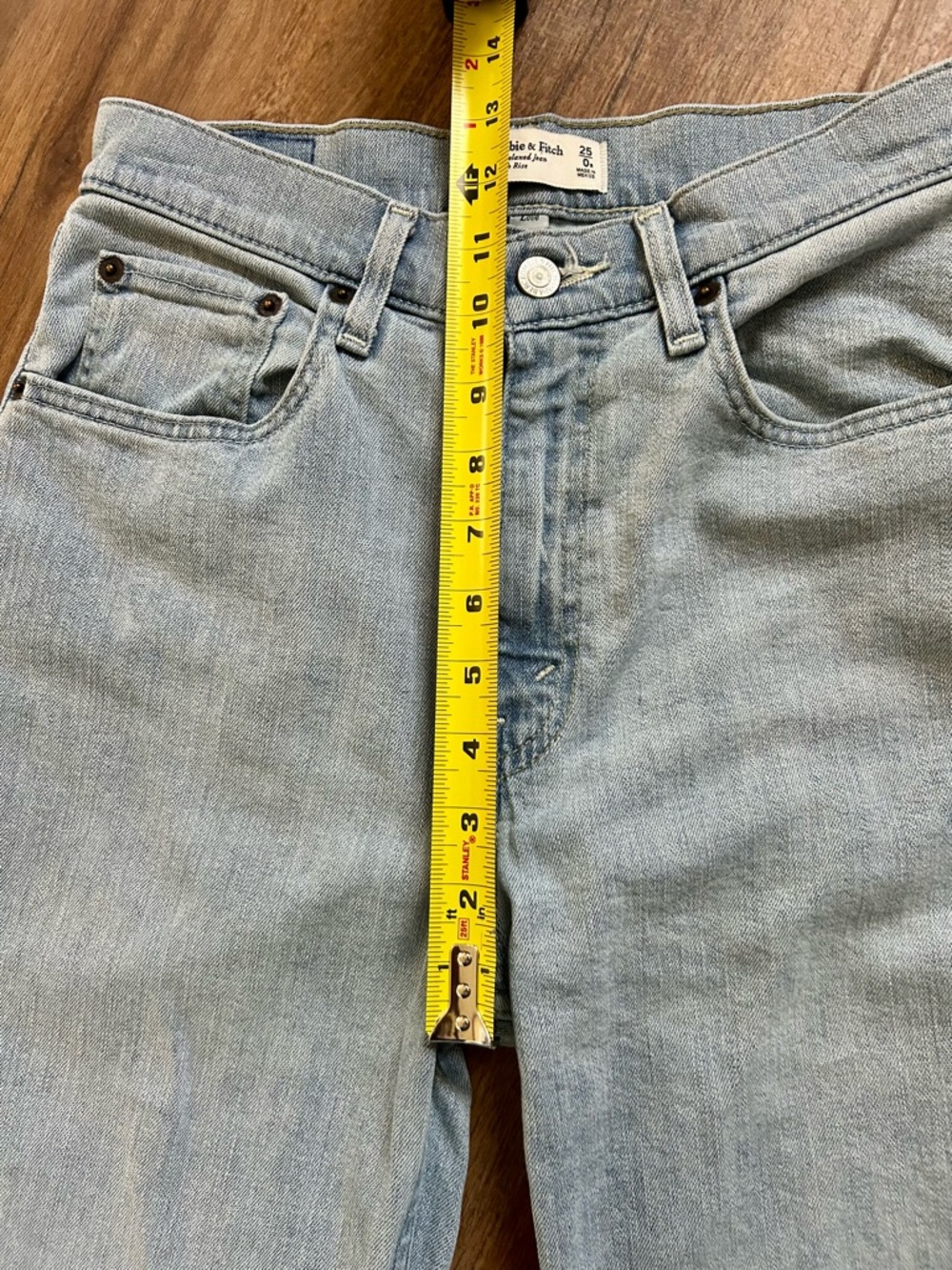 Abercrombie & Fitch curve love the 90’s relaxed high rise jeans size 26 (tag 25) - Picture 6 of 8